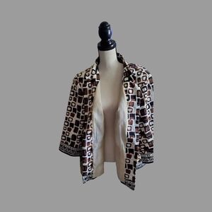 Going Back 2 The Office? Go Back In Style with this Geometric Patterned Jacket